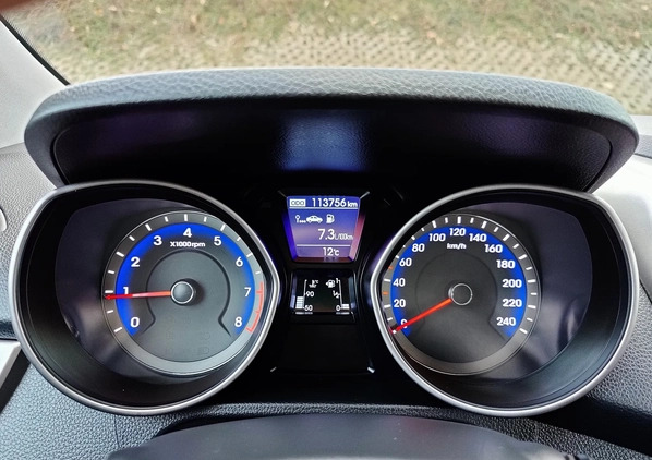 Hyundai I30 cena 37900 przebieg: 113756, rok produkcji 2015 z Węgorzyno małe 742
